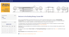 Desktop Screenshot of buildingbiology-course.org