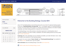 Tablet Screenshot of buildingbiology-course.org